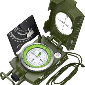 Waterproof Multipurpose Survival Camping Hiking Compass Geological Digital Comp
